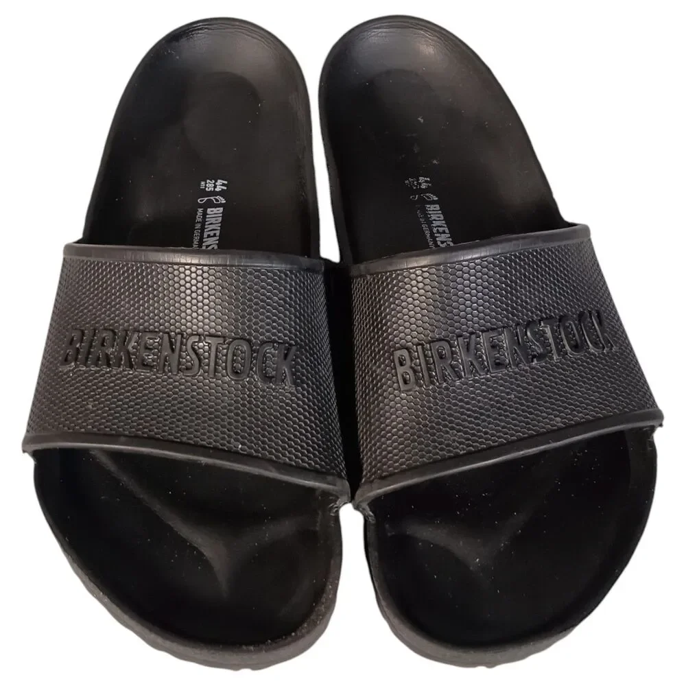 Birkenstock Barbados Essentials Slip On Casual Beach Sandals EVA Black Mens 11